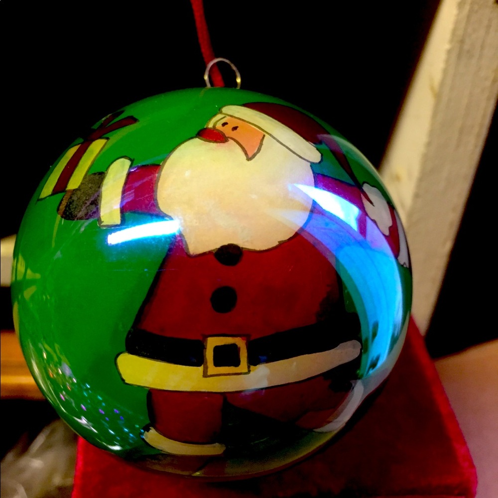 santa claus christmas tree ornament See bottom